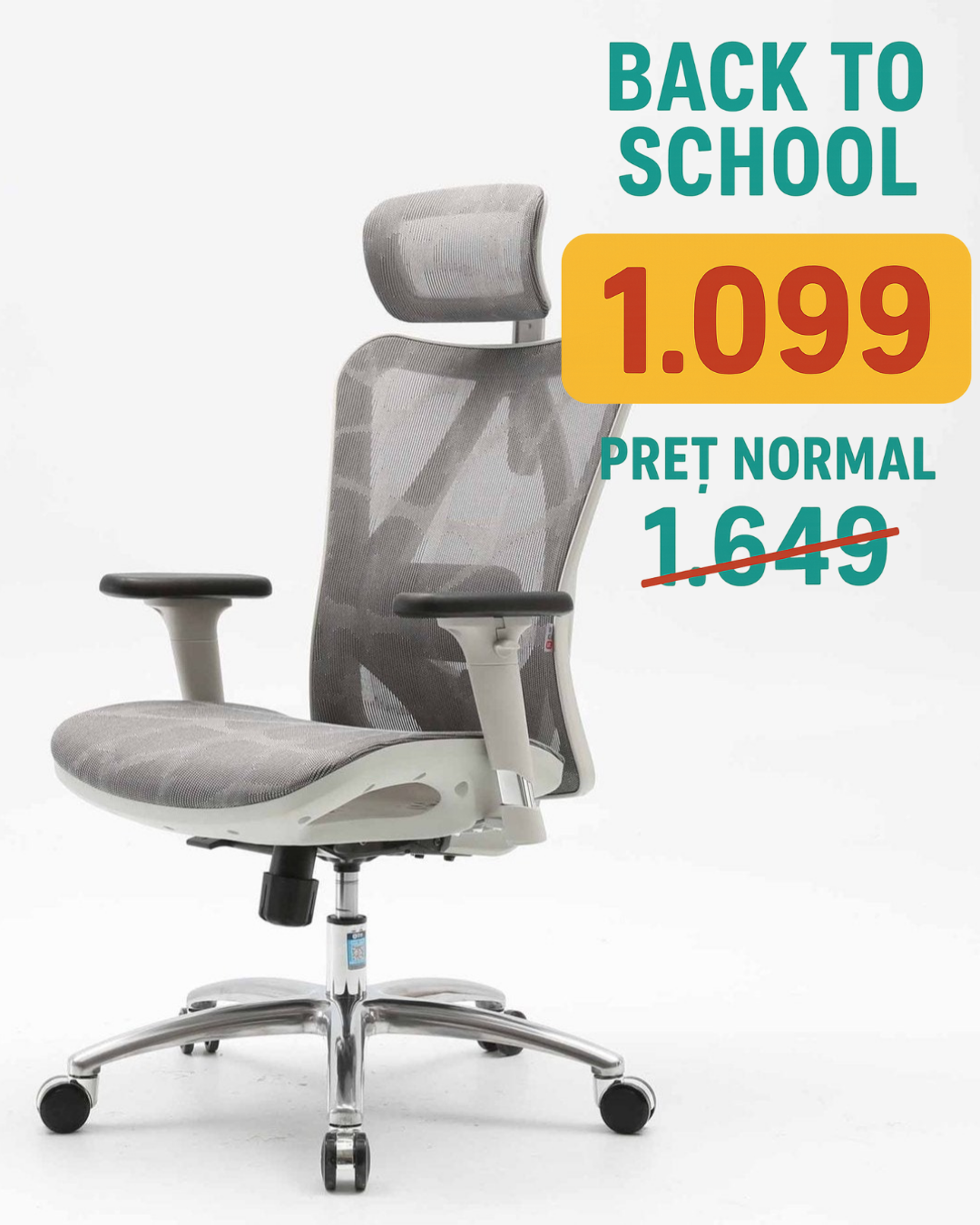 Scaun de birou ergonomic full mesh M57