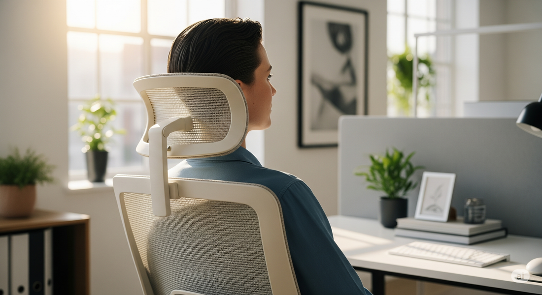 Scaun ergonomic cu spatar din plasa, comparatie de materiale, ergoliv