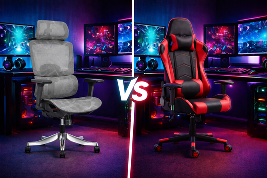 Scaun Ergonomic vs Scaun Gaming – Care e Mai Bun în 2026?