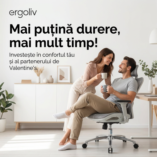 7 motive pentru care un scaun ergonomic Ergoliv este cadoul perfect de Valentine’s day