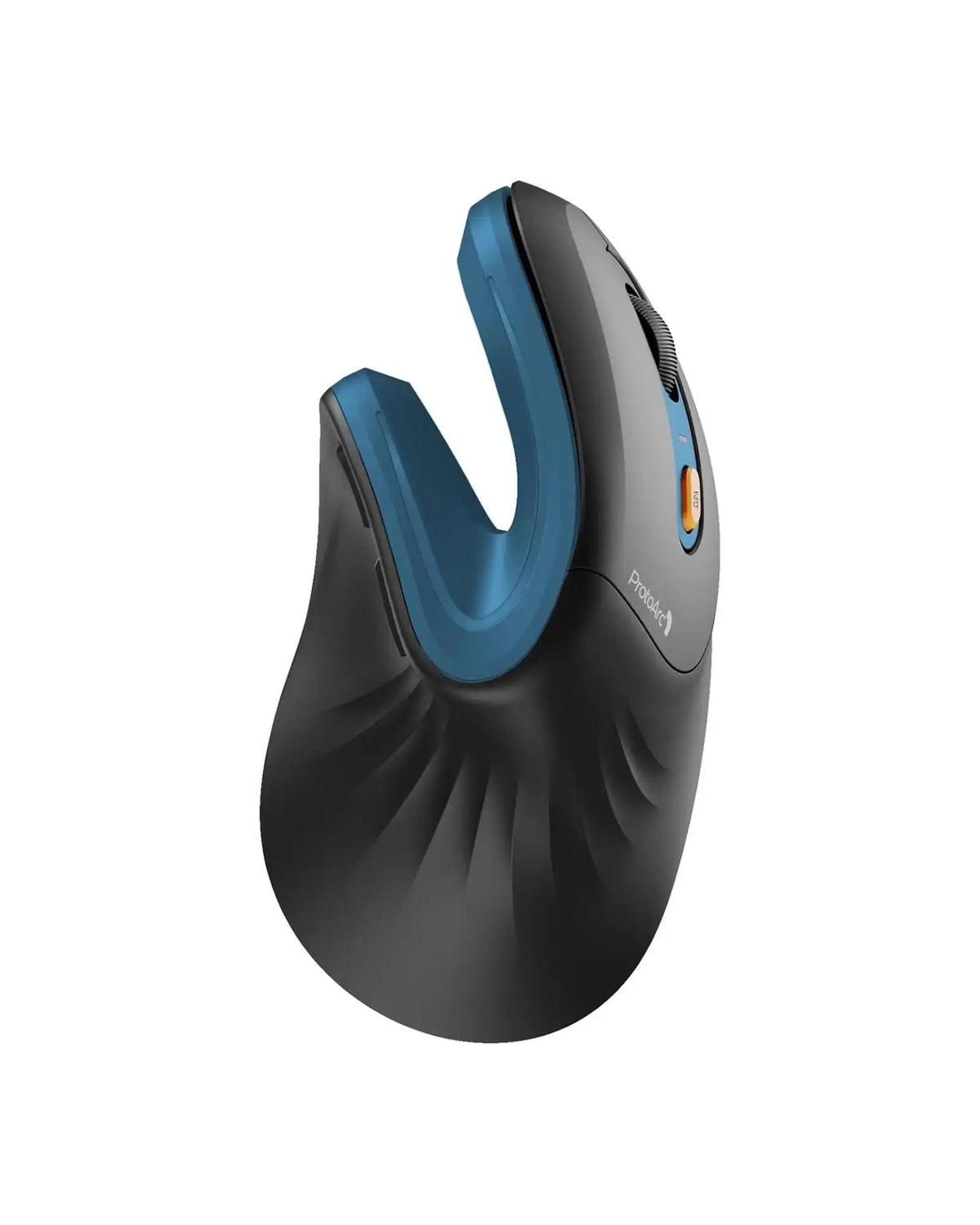 Mouse vertical ProtoArc EM11 NL, negru cu accente albastre · ergoliv