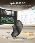 Senzorul ProtoArc EM11 Pro, până la 7.200 DPI · ergoliv